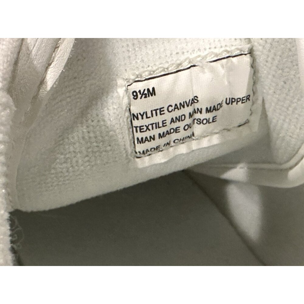 TRETORN WHITE CANVAS NYLITE SNEAKERS GUM SOLE 9.5 M NEW NWOB - Picture 4 of 8